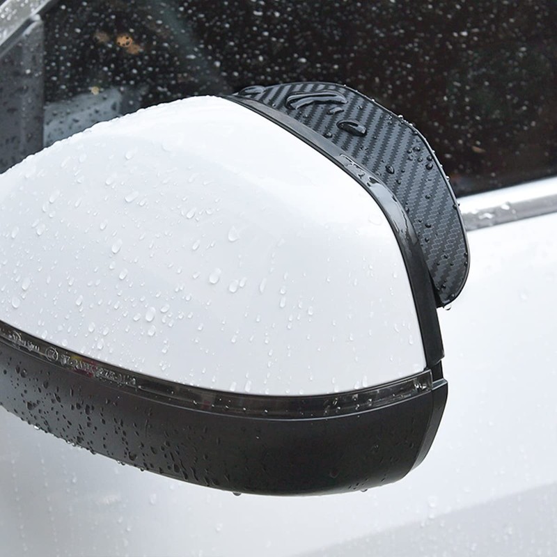 Blilo 2PCS Smoke Visor Guards for Car Side Mirrors -