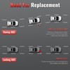 2Pcs ABS Sensor Front Left Right Compatible with Honda &