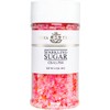 India Tree Cherry Pink Sparkling Sugar, 3.5 oz | Vibrant