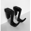SquirrelBox Thin Wall Cubicle Hooks/Hangers, Adjustable (0.75" to 1.5"), Comes