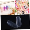 Baluue Manicure Nail Art 500pcs Oval False Nails Full Cover