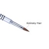 1Pc Kolinsky Acrylic Nail Brush Size 4 Professional Metal handle