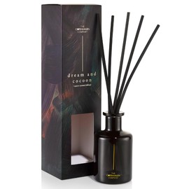 Luxury Reed Diffusers for Home | Aromatherapy Scented | 12 Weeks Long Lasting Fragrance | 5 Thick Natural Rattan Reeds | The Copenhagen Company - Bergamot, Rose & Sandalwood (150ml)