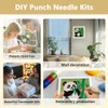 Doodlream Panda Eating Bamboo DIY Punch Needle Embroidery Kit for