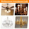 BUBYVV E12 Candle Light Bulbs, 60W Candelabra Light Bulbs, B10