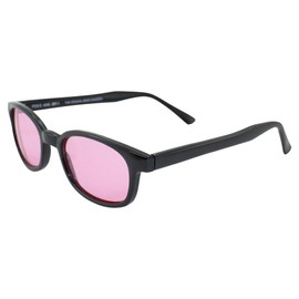 Pacific Coast Sunglasses _ X - KD'S BLK Frame/Light Pink Lens