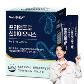 Nutri D Day Free&Pro Synbiotics 30p 129g 1 piece 129g 1 piece / 뉴트리디데이 프리앤프로 신바이오틱스 30p 129g 1개 129g  1개