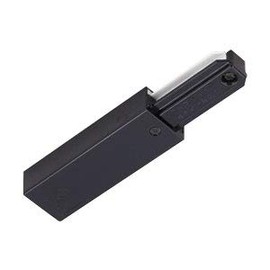 Toshiba Lighting & Technology NDR0231B(K) Lighting Rail VI Shape Feed-In Cap, Black (Black Screw)