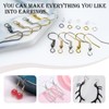TOAOB 1350 Pieces 18 x 19 mm Metal Earring Hooks