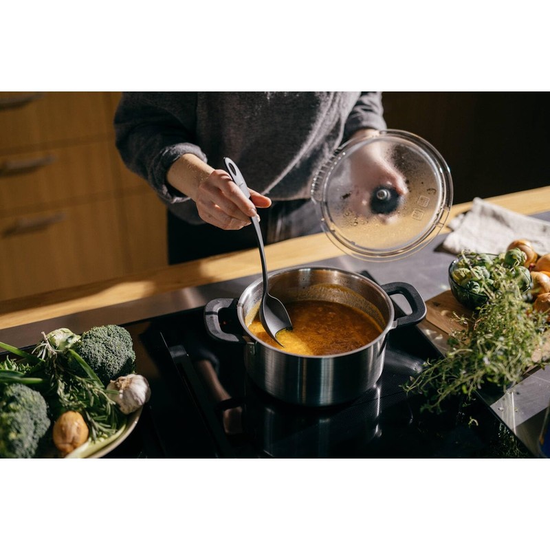 Fiskars Essential 1079057 Pointed Spoon Plastic Length 29.5 cm Black