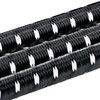 com-four® 3 x Rubber Tensioners, Luggage Tensioners with Reflective Strips,