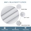 Chyhomenyc 2 Panels 100% Blackout Curtain Liners with 13 Rings,