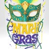NeckSip Mardi Gras Mask Wearable Drink Pouches (16oz, 2pk, Beads