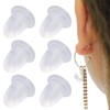 Earring Back Ear Safety Backing Pads Earring Backstops Bullet Clutch