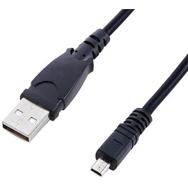 MaxLLTo UC-E6 8 Pin USB Data Sync Power Charging Cable for Pentax Optio L20 / Optio L50 / Optio M10 / Optio M20 / Optio M30 / Optio M4 Digital Camera