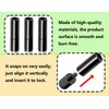ZoeTekway Pack of 20 Cord End Caps Chain Clasp Buckle