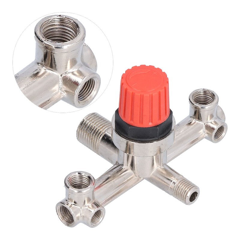 Air Compressor Switching Tube Double Outlet Metal Valve 231 Air