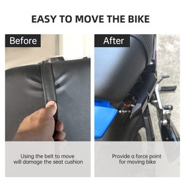 INKUDRI 2024 2023 Grom Rear Seat Pillion Grab Rail Bar 2022 Grom Passenger Handles Grom Rear Seat Passenger Grab Bars MSX125 Grom Passenger Pillion Seat Grab Bar for MSX125 Grom 2022 2023 2024