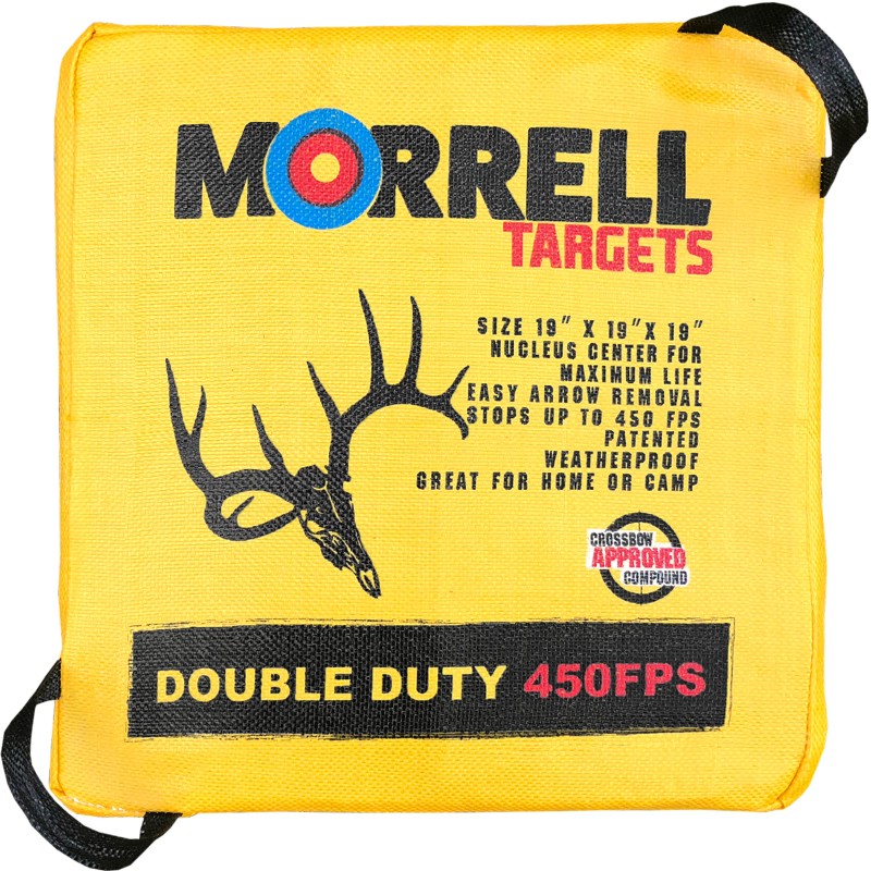 Morrell Double Duty Archery Target Crossbow Compatible | 4 Sided