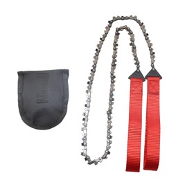 Hand Chainsaw with 48 Bi-Directional Teeth for Camping and Survival, Easy and Fast Cutting