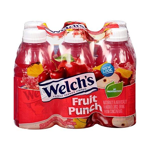 Welch's Fruit Punch, 10 oz - Pack of 6