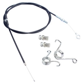 Throttle Cable Kit | Go Cart Brake Cable Set with Cable Ends,75 inch Go Cart Brake Cable Go Cart Replacement Parts