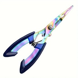 Heavy-Duty Stainless Steel Fishing Pliers with Precision Scissors, Lure Cutter & Safe Hook Remover - 2 Pcs Set - quantity: 1 pcs