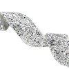 Rhinestones Trim Silver Base Ribbon DIY Hand Made Decoration Phone