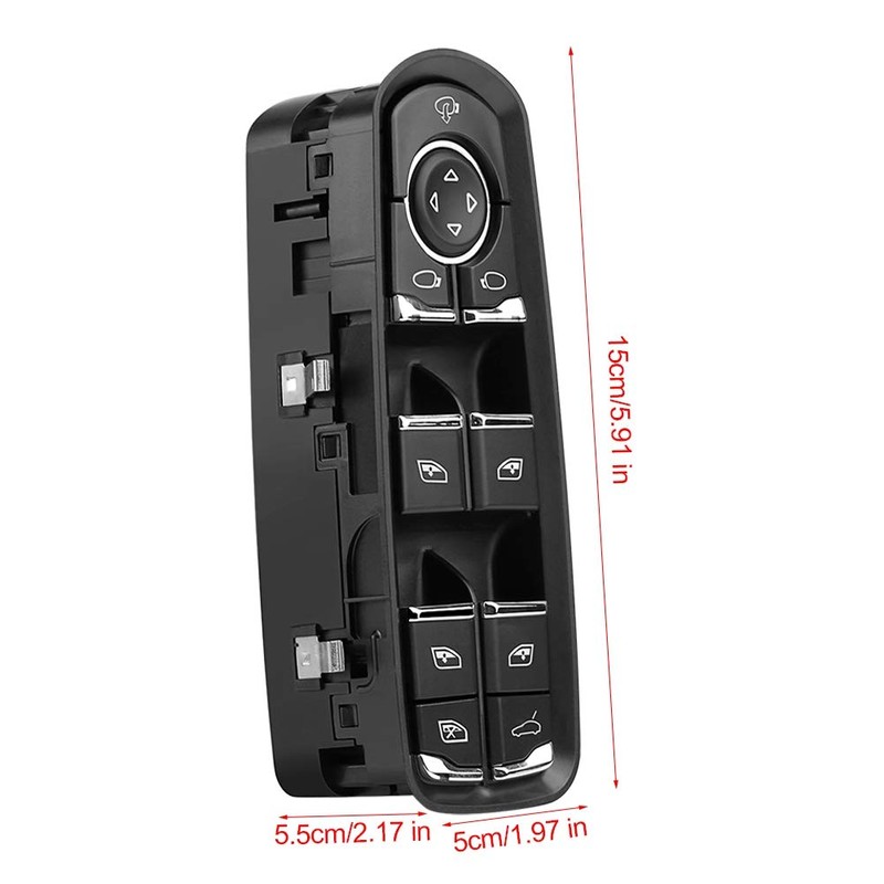 KIMISS Power Window Master Switch, Front Left Window Switch for