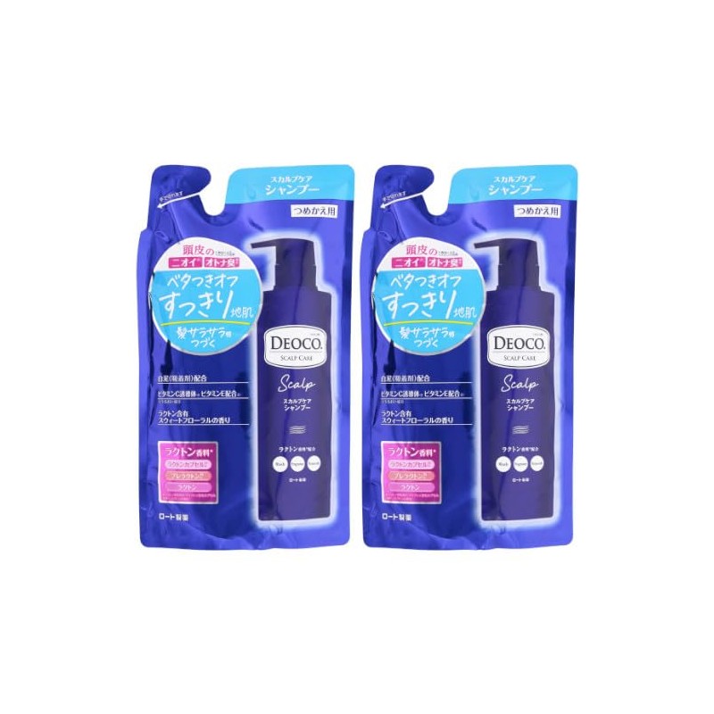 DEOCO Scalp Care Shampoo, 12.5 fl oz (370 ml) (Refill),