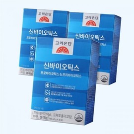Goryeo Eundan Korea Eundan Synbiotics Probiotics Prebiotics 30 sachets 3 packs 5g x 5117672 Vegetable Omega 3 Balance 30 Capsules / 고려은단 신바이오틱스 프로바이오틱스 프리바이오틱스 30포 3개 5g x 5117672 식물성 오메가3 밸런스 30캡슐