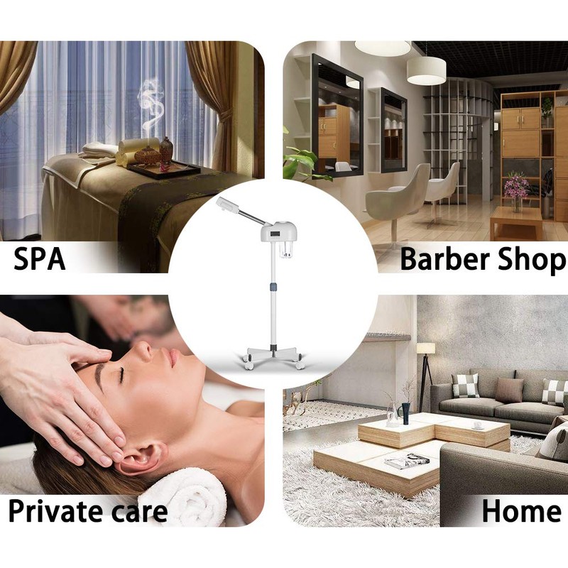 Professional Facial Steamer for Clean Skin, LCD Display, Facial Steamer