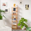 Bamboo Free Standing Shoe Rack Shelf Multi Tier Tall Wooden