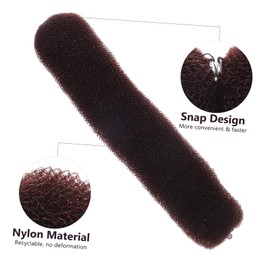 IWOWHERO Hair Curler Ponytail Holder Hair Bun Maker Nylon Curling Tool Roller Random Color