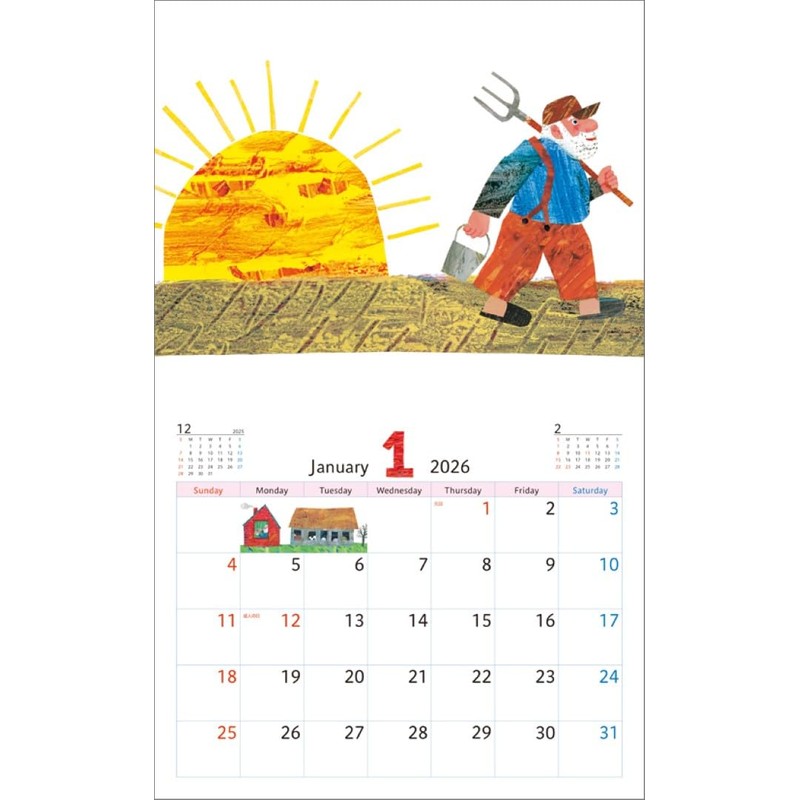 Eric Carle Best Collection 2026 Wall Calendar CL26-0499