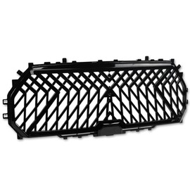 Glossy Black Mesh Front Hood Bumper Grill Grille Compatible With 2022-2024 Toyota Tundra