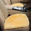 OGLAND Fluffy Genuine Australia Sheepskin Car Seat Cover for Auto