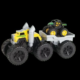 TOMY ERTL Monster Treads Rev and Soar Semi Playset