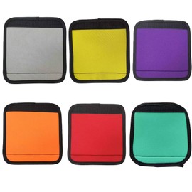 6 Pack Suitcase Identifier for Suitcase, Comfort Soft Handle Covers, Colorful Luggage Handle Wrap, Travel Essentials, Beach Bags, Backpacks, Travel Luggage