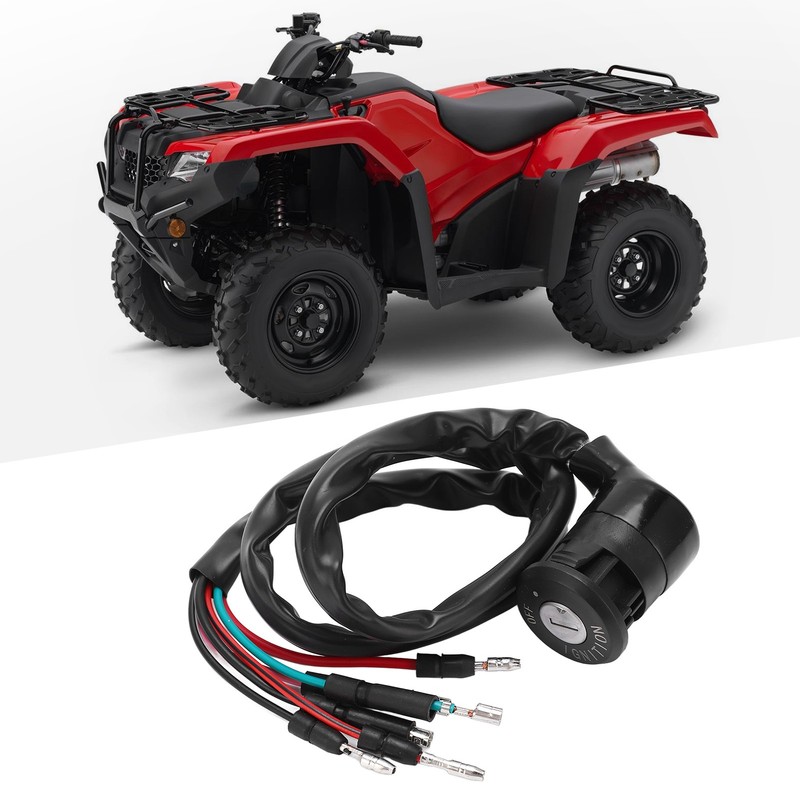 ATV Ignition Switch with 2 Keys 35100‑HA7‑675 Replacement for Fourtrax