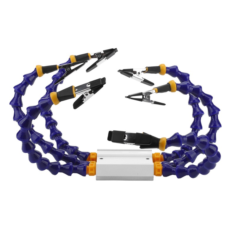 Soldering Helping Hands ABS Flexible Arm Aluminum Alloy Base Third