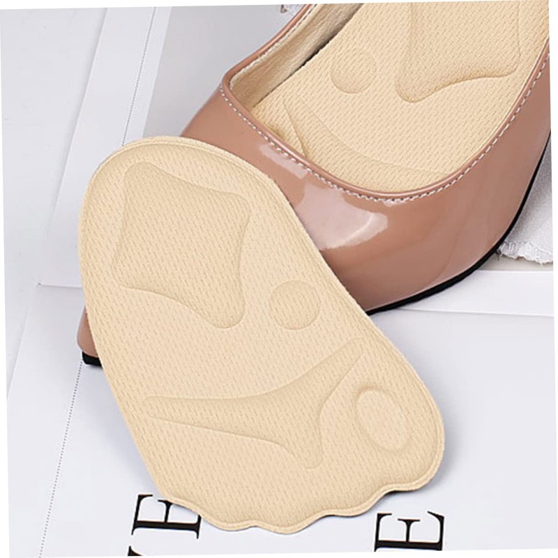 Baluue 2sets Shoe Inserts Cushioning Foot Pad Non-slip for All