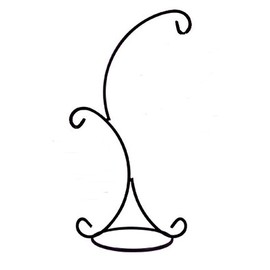 moin Moin 2104DH244 Hanging Base, Exhibition Hook, Terrarium Hanger, Hanging, 2 Beds, Interior Stand, Height 14.6 inches (37 cm) x Base Width 4.9 inches (12.5 cm), Black, Single Item