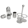 Stainless Steel Seasoning Bottle Multipurpose Food Grade Refillable Rustproof Salt