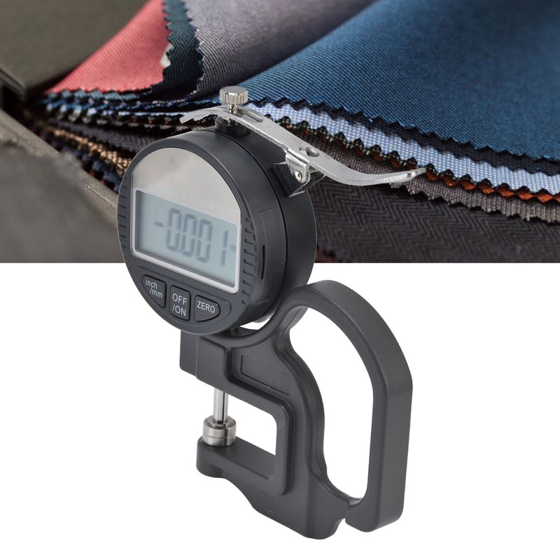 Electronic Thickness Gauge Portable LCD Digital Micrometer Thickness Measuring Tool