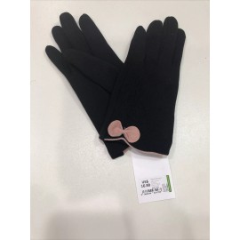I Am Black Pink Accent Gloves