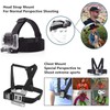 Action Camera Mount Kit,Includes Chest Vest Harness Head and Wrist