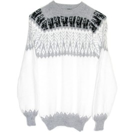 Gamboa Alpaca Wool Sweaters for Women Lightweight Longs Top White Summer Sweater