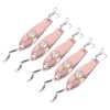 5PCS LED Fishing Lure Light Rustproof Stainless Steel LED Lighted