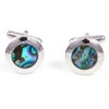 MRCUFF Abalone 4 Pairs Cufflinks in a Presentation Gift Box